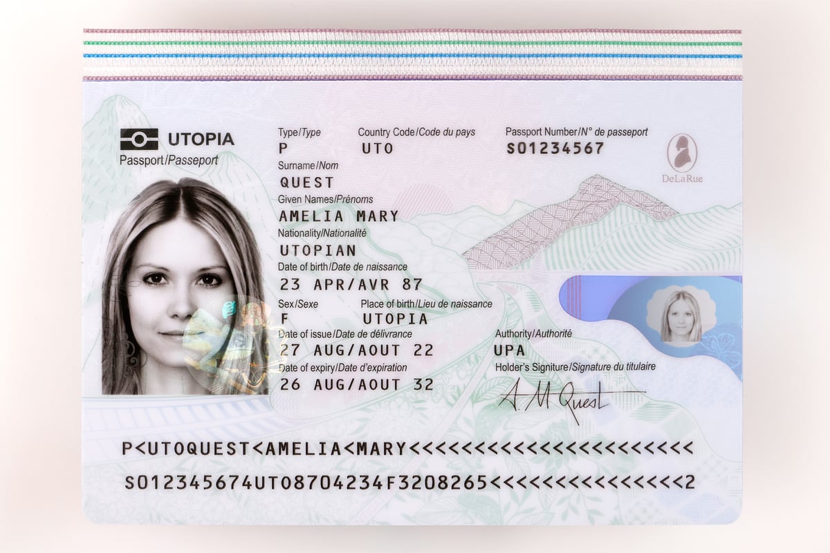 De La Rue announces new 'Explorer' passport bio-data page and ID card